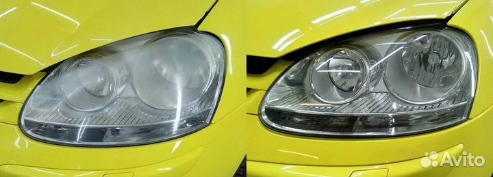 Полировка фар и бронирование