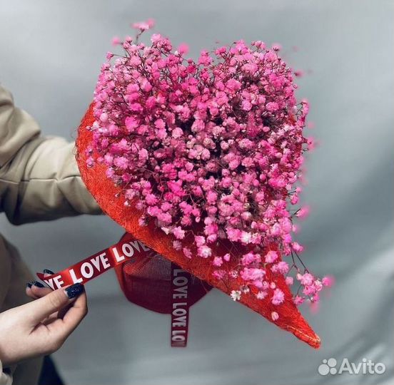 Букет из гипсофил. Подарок девушке