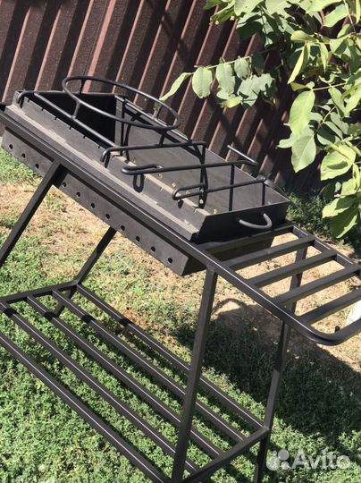 Мангал со съемной жаровней 3 мм металл