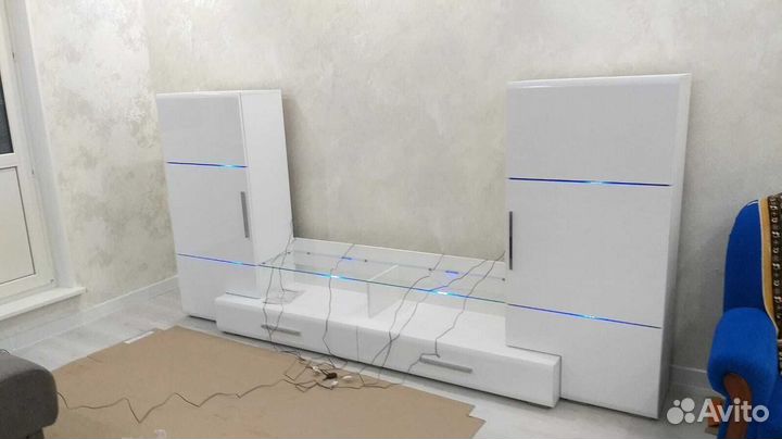 Модульная гостиная белая Домино