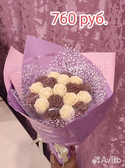 Букет из шоколадных роз