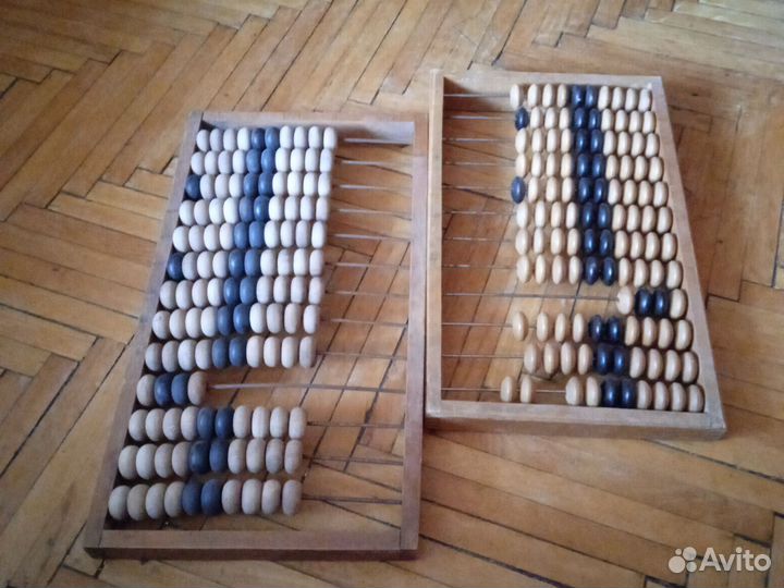 Счеты деревянные бухгалтерские СССР