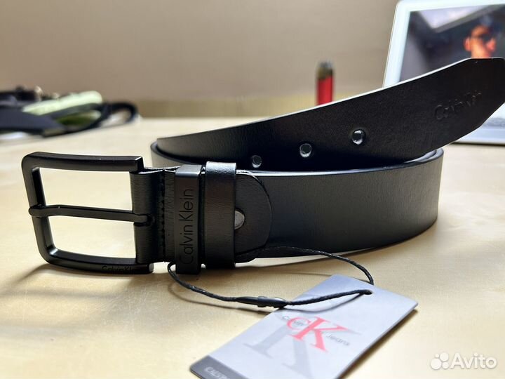 Ремень мужской кожаный новый