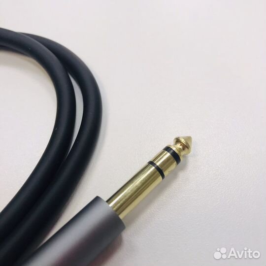 Кабель аудио 6.3 jack кабель 1м силикон