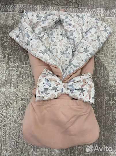 Комплект конверт на выписку для девочки весна