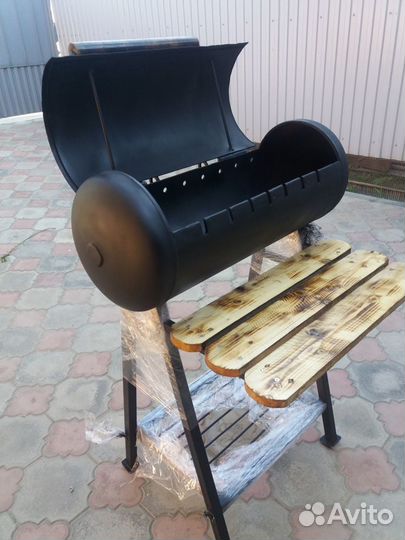 Мангал из газового баллона разборной