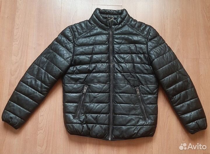 Куртка мужская кожаная новая разм. 56