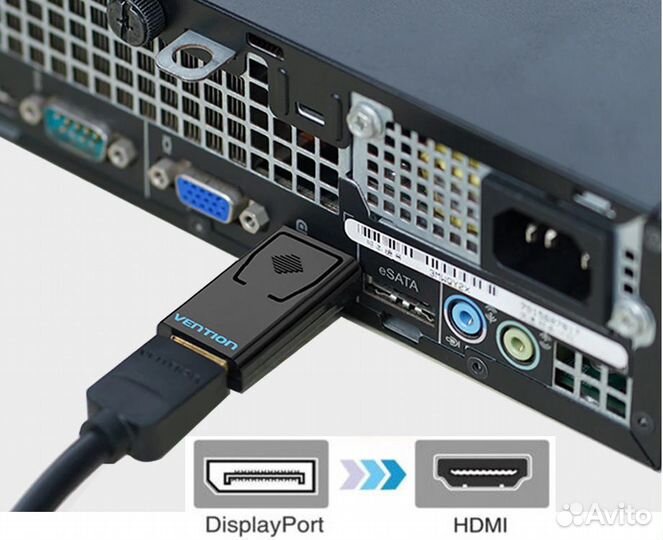 DisplayPort - hdmi адаптер