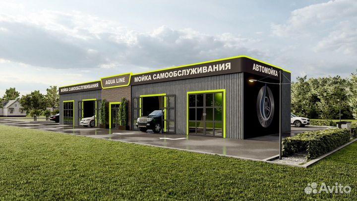 Мойка самообслуживания под ключ