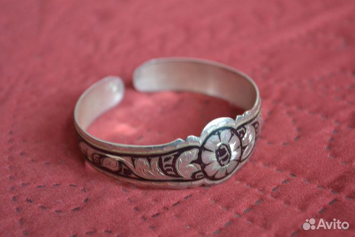 Комплект серьги, кольцо, браслет