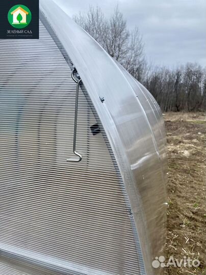 Теплица из поликарбоната оцинкованная