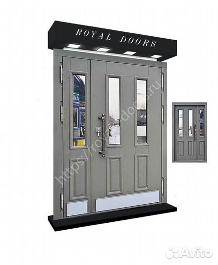 Парадная дверь с терморазрывом