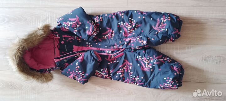 Зимний комбинезон для девочки 80