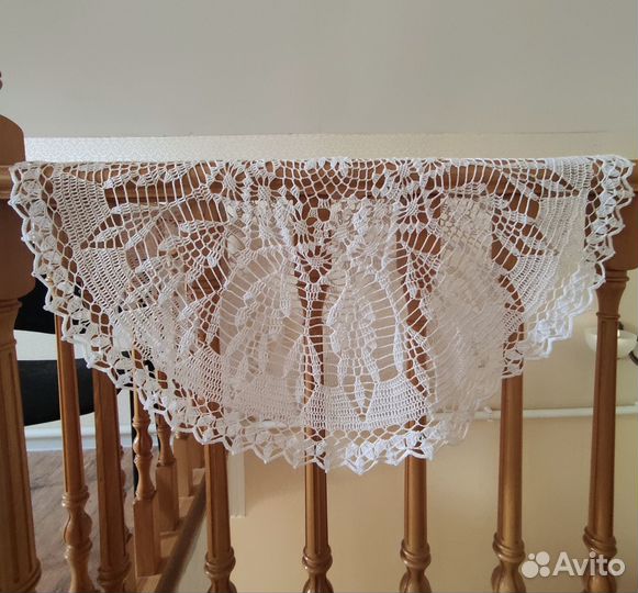 Скатерть круглая вязаная