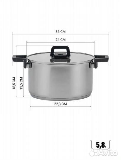 Набор кастрюль polaris