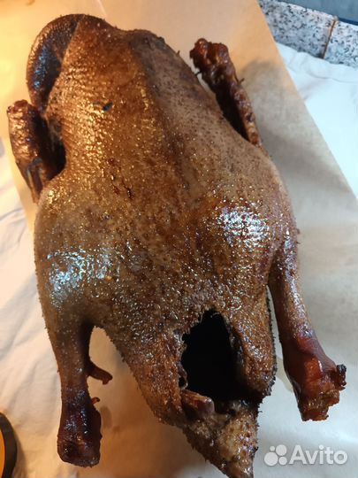 Гуси горячего копчения