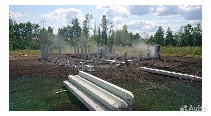 Сваи железобетонные (забивные)