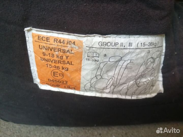 Детское автокресло