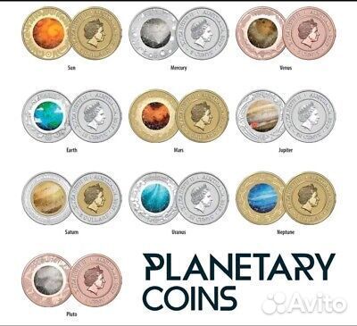 Монеты Солнечная система Planetary coins Австралия