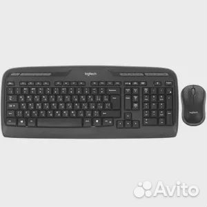 Беспроводная клавиатура и мышь logitech