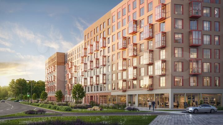 1-к. квартира, 33 м², 6/9 эт.