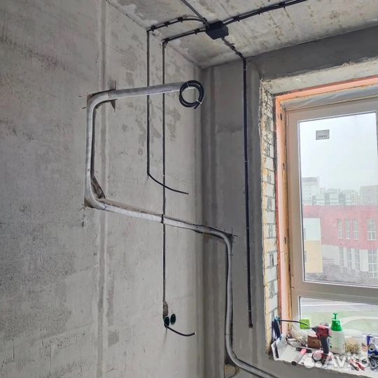 Закладка трассы кондиционера