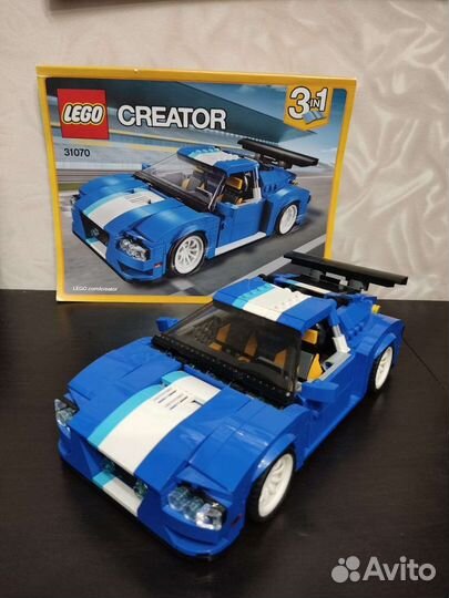 Lego Creator 31070 Гоночный автомобиль 3 в 1