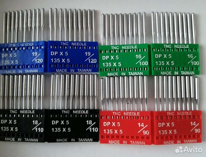 Иглы для промышленных швейных машин