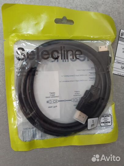 Кабель соединительный SelecLine hdmi - minihdmi