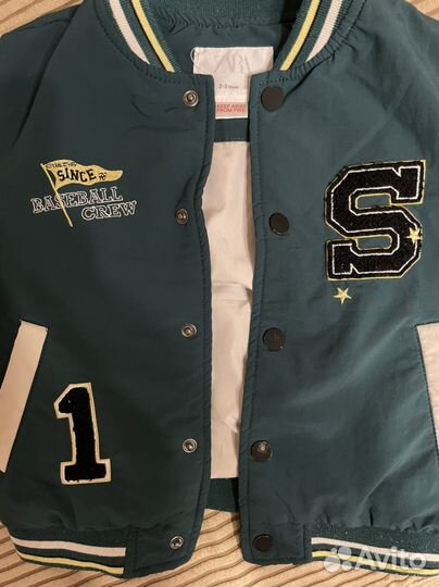 Детский Бомбер куртка zara 98