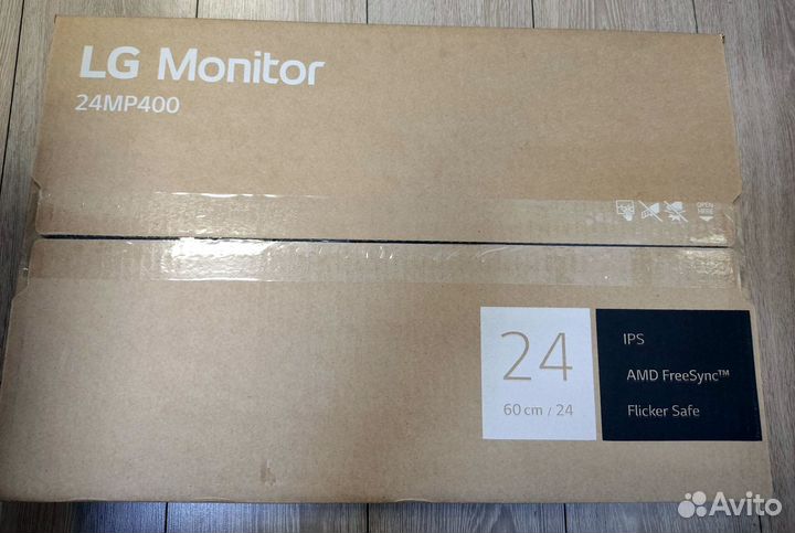 Монитор LG 24MP400-B. (75Hz,1920x1080,IPS). Новый