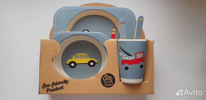 Бамбуковая посуда детская