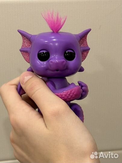 Интерактивный фиолетовый дракон