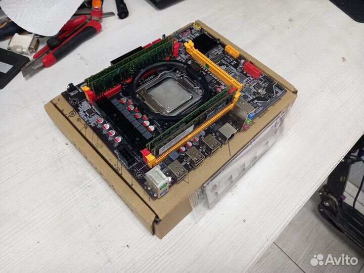 Связка 16 ядер E5-2650 3,40 Tb+мать X79+16Gb