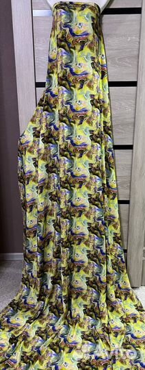 Ткань поплин с камнями