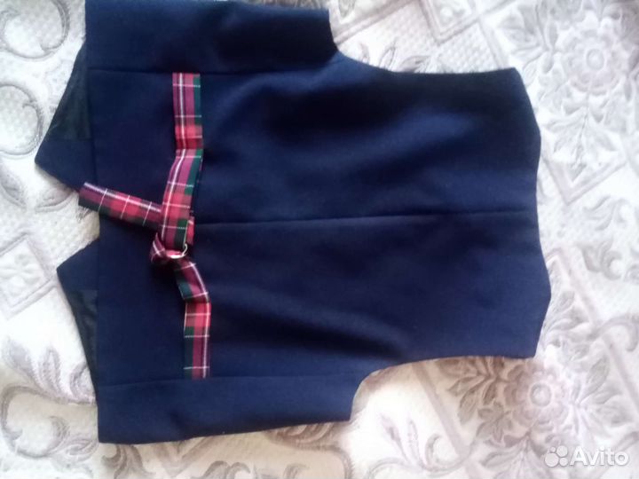 Рубашка школьная, пиджак, жилет