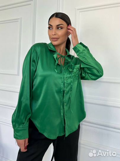 Блузка женская зеленая Loewe