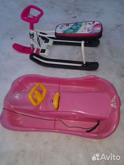 Санки, снегокат, тюбинг