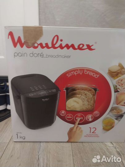 Хлебопечь moulinex новая