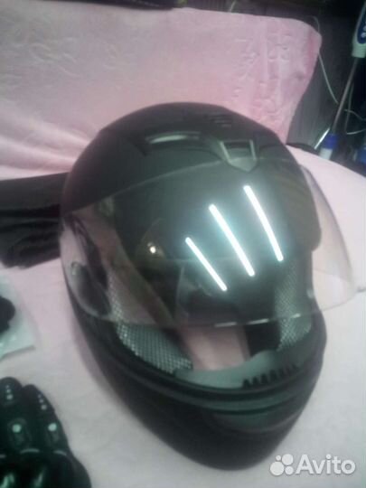 Мотошлем+аксессуары