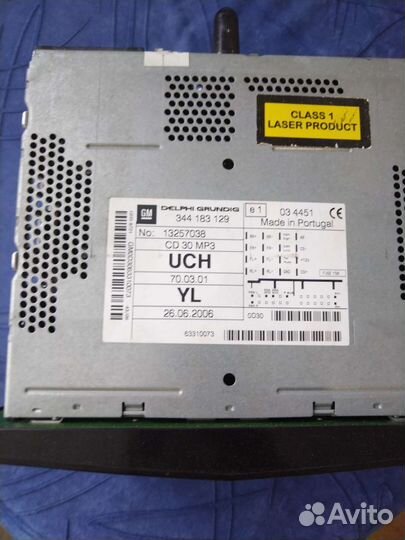 Магнитола opel corsa d cd30