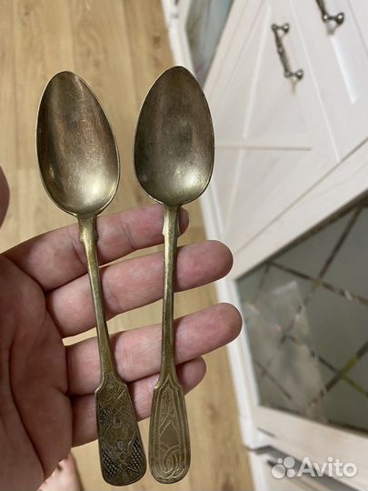Серебряные царские ложки десертные