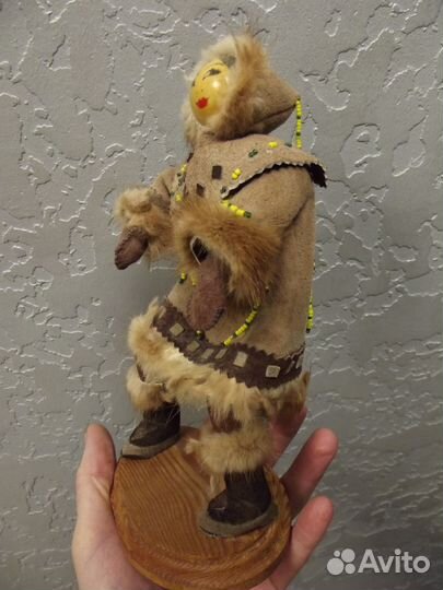 Статуэтка кукла чукча редкая СССР