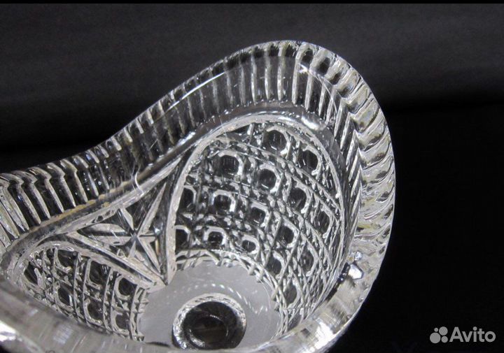 Ваза хрусталь конфетница СССР русский камень