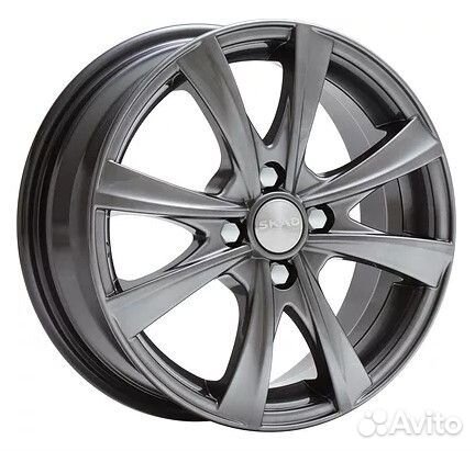 R15 4x100 6J ET46 D54,1 Скад Мальта графит