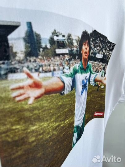 Футболка Supreme Maradona No Drug