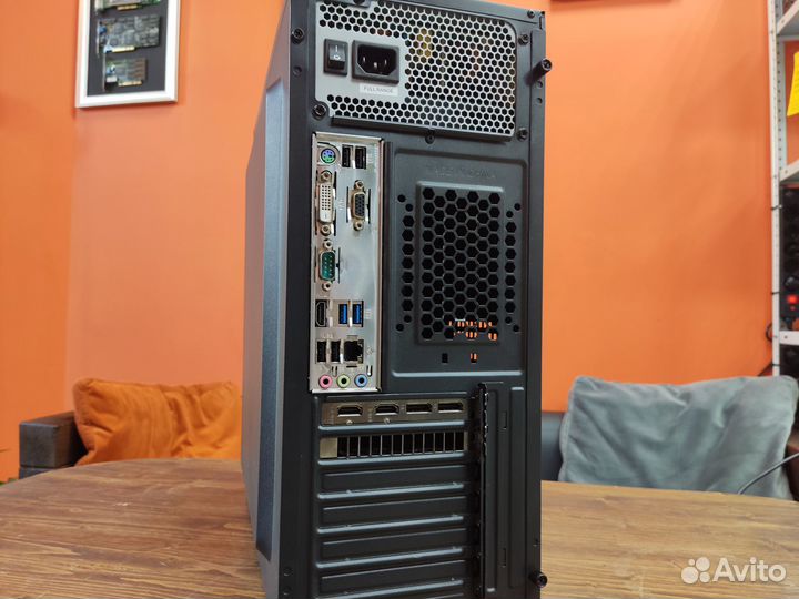 Игровой компьютер Xeon 1230 v6/RAM16Gb/RX590GME