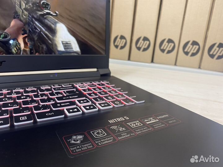 Игровой ноутбук Acer Nitro RTX 3070 17.3 i7-11GEN
