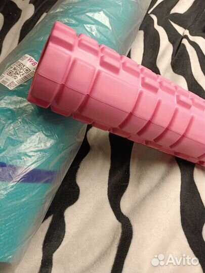 Массажный ролик для спины и коврик