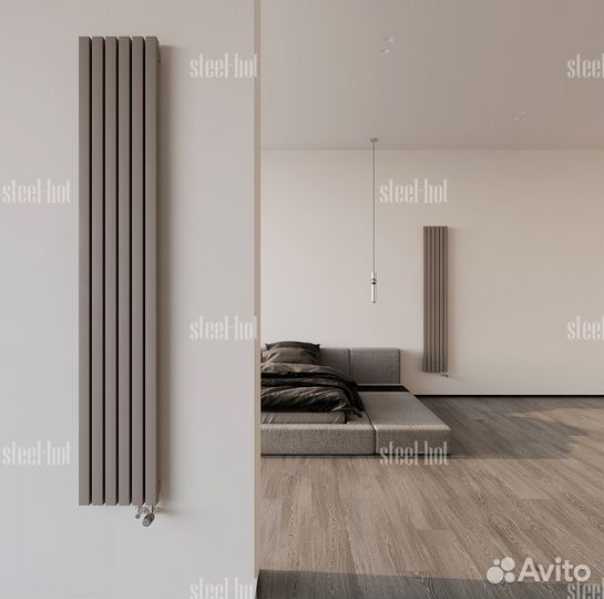 Вертикальный дизайн радиатор Steel V от производит